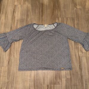 MICHAEL Michael Kors Women's Black and White Blouse